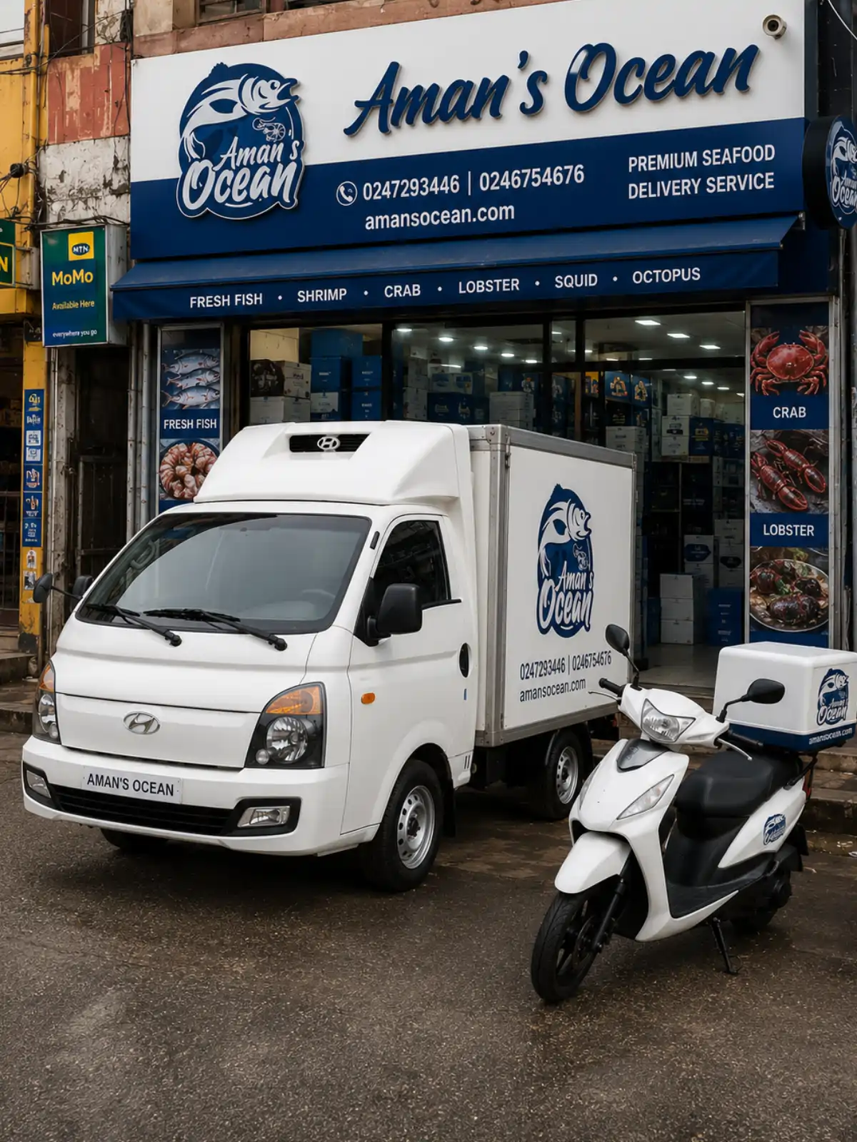 Amans Ocean delivery service